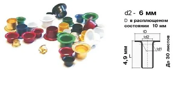 Люверсы (колечки)