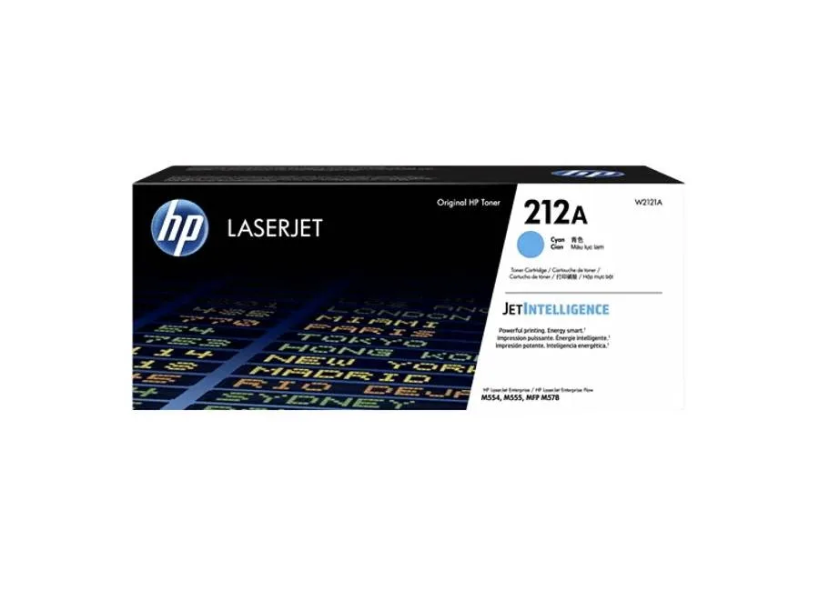 Картридж HP 212A для CLJ Enterprise M554/M555/M578 , голубой ( 4 500 стр.) (W2121A)