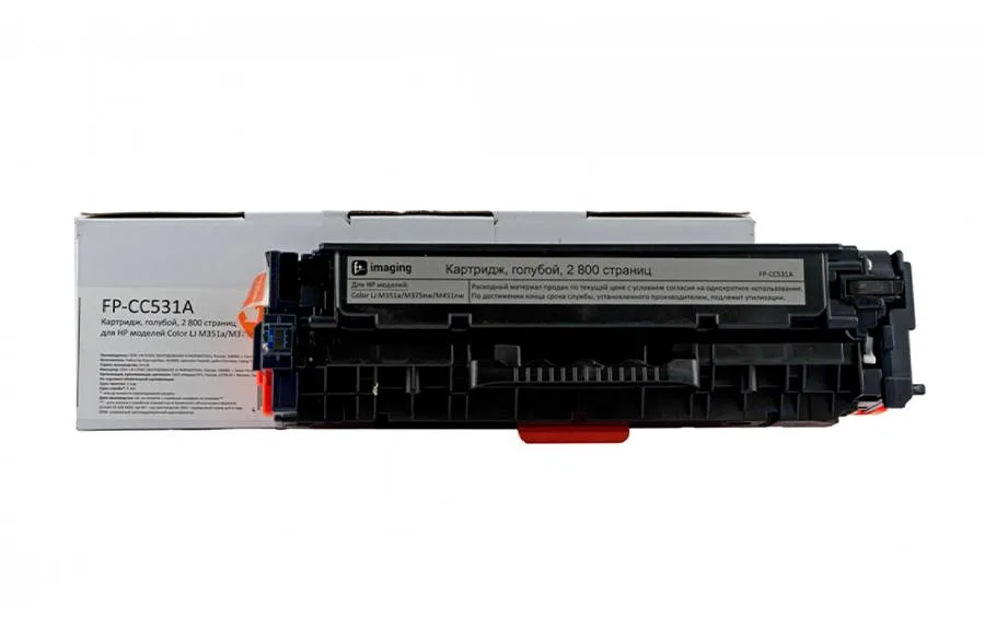 Картридж F+ Imaging FP-CC531A, голубой, 2800 стр. в Санкт-Петербурге Картридж F+ Imaging FP-CC531A, голубой, 2800 стр. в Санкт-Петербурге