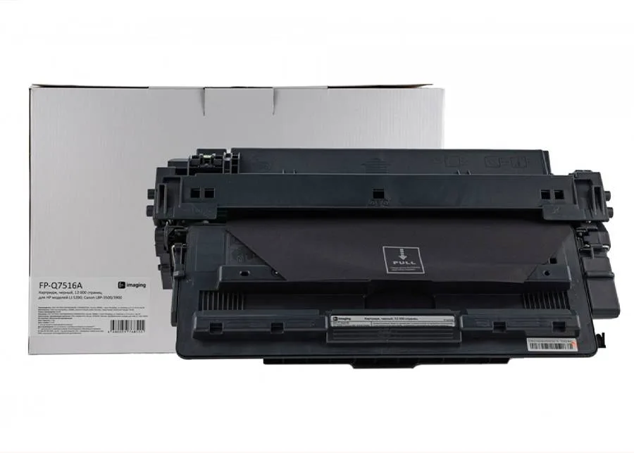Картридж F+ Imaging FP-Q7516A, черный, 12000 стр. в Санкт-Петербурге Картридж F+ Imaging FP-Q7516A, черный, 12000 стр. в Санкт-Петербурге