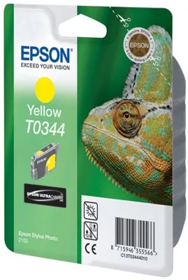 Картридж с желтыми чернилами Epson T0344 для SP2100 (C13T03444010) в Санкт-Петербурге Картридж с желтыми чернилами Epson T0344 для SP2100 (C13T03444010) в Санкт-Петербурге