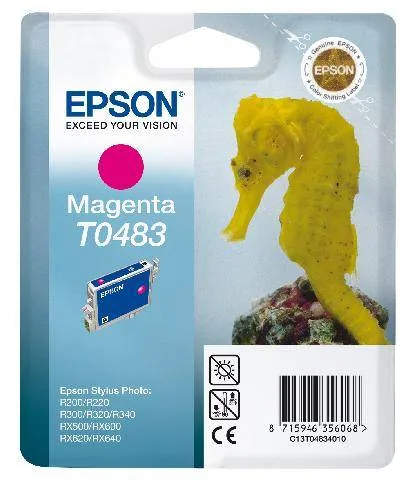 Картридж с пурпурными чернилами Epson T0483 для R200, R300 (C13T04834010) Картридж с пурпурными чернилами Epson T0483 для R200, R300 (C13T04834010)