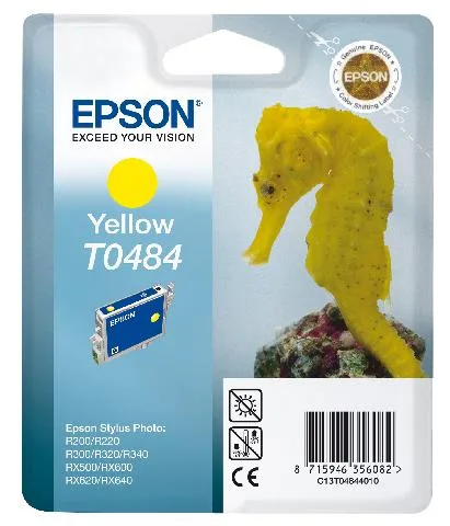 Картридж с желтыми чернилами Epson T0484 для R200, R300 (C13T04844010) в Санкт-Петербурге Картридж с желтыми чернилами Epson T0484 для R200, R300 (C13T04844010) в Санкт-Петербурге