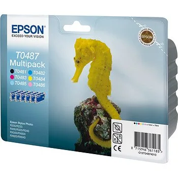 Набор цветных картриджей Epson T0487 для R200, R300 (C13T04874010) в Санкт-Петербурге Набор цветных картриджей Epson T0487 для R200, R300 (C13T04874010) в Санкт-Петербурге