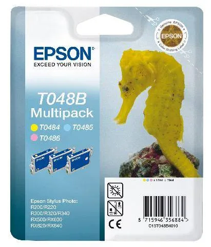 Набор цветных картриджей Epson T048B для R200, R300 (C13T048B4010)