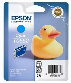 Картридж с голубыми чернилами Epson T0552 для RX520, R240 (C13T05524010) Картридж с голубыми чернилами Epson T0552 для RX520, R240 (C13T05524010)