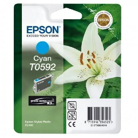 Картридж с голубыми чернилами Epson T0592 (C13T05924010) Картридж с голубыми чернилами Epson T0592 (C13T05924010)