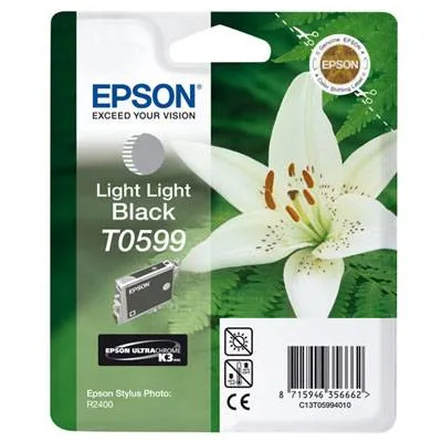 Картридж со светло-серыми чернилами Epson T0599 (C13T05994010) Картридж со светло-серыми чернилами Epson T0599 (C13T05994010)