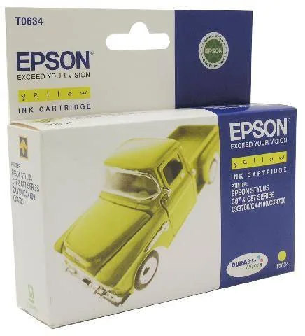 Картридж с желтыми чернилами Epson T0634 (C13T06344A10)