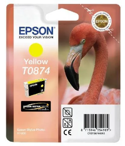 Картридж с желтыми чернилами Epson T0874 (C13T08744010) Картридж с желтыми чернилами Epson T0874 (C13T08744010)