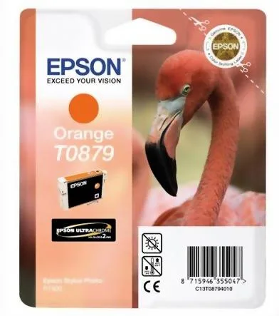 Картридж с оранжевыми чернилами Epson T0879 (C13T08794010) в Санкт-Петербурге Картридж с оранжевыми чернилами Epson T0879 (C13T08794010) в Санкт-Петербурге