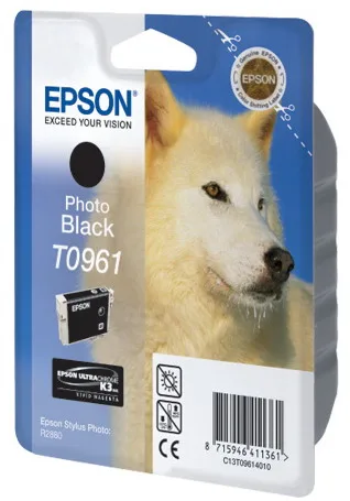 Картридж с черными фото чернилами Epson T0961 (C13T09614010)