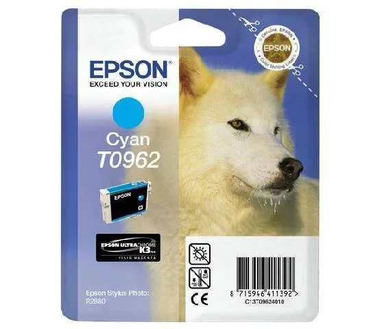 Картридж с голубыми чернилами Epson T0962 (C13T09624010)