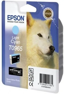 Картридж со светло-голубыми чернилами Epson T0965 (C13T09654010) в Санкт-Петербурге Картридж со светло-голубыми чернилами Epson T0965 (C13T09654010) в Санкт-Петербурге