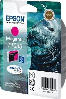 Картридж экстраповышенной емкости с пурпурными чернилами Epson T1033 (C13T10334A10) Картридж экстраповышенной емкости с пурпурными чернилами Epson T1033 (C13T10334A10)