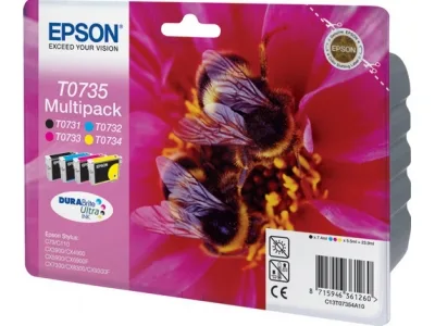 Набор цветных картриджей Epson T0735 (C13T10554A10)