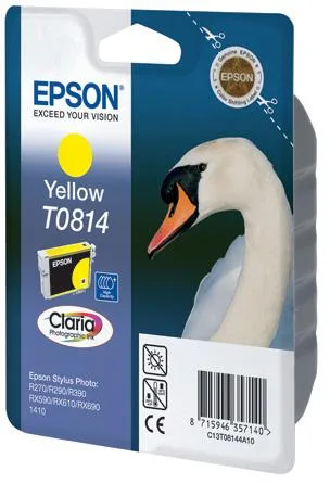 Картридж с желтыми чернилами повышенной емкости Epson T0814 (C13T11144A10) в Санкт-Петербурге Картридж с желтыми чернилами повышенной емкости Epson T0814 (C13T11144A10) в Санкт-Петербурге