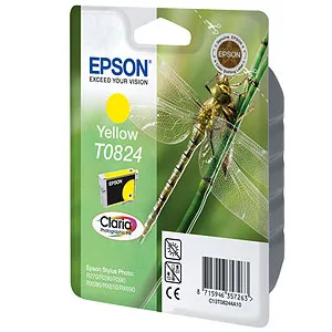 Картридж с желтыми чернилами Epson T0824 (C13T11244A10) в Санкт-Петербурге Картридж с желтыми чернилами Epson T0824 (C13T11244A10) в Санкт-Петербурге