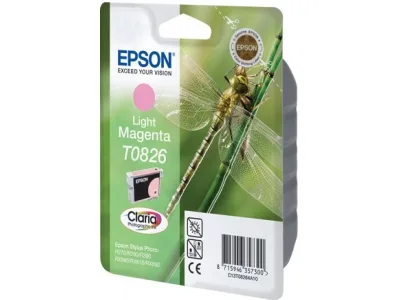 Картридж со светло-пурпурными чернилами Epson T0826 (C13T11264A10) в Санкт-Петербурге Картридж со светло-пурпурными чернилами Epson T0826 (C13T11264A10) в Санкт-Петербурге