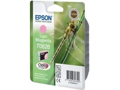 Картридж со светло-пурпурными чернилами Epson T0826 (C13T11264A10)