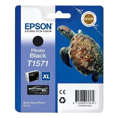 Картридж с черными фото чернилами Epson T1571 (C13T15714010) в Санкт-Петербурге Картридж с черными фото чернилами Epson T1571 (C13T15714010) в Санкт-Петербурге