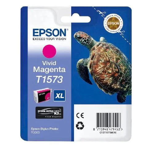 Картридж с пурпурными чернилами Epson T1573 (C13T15734010)