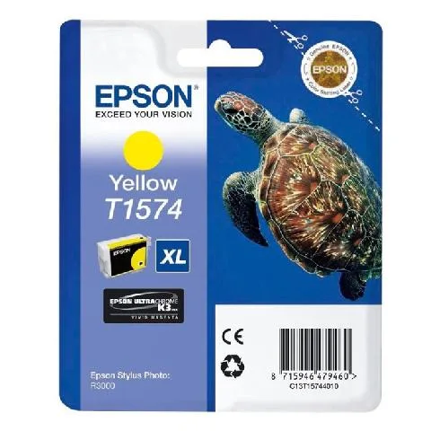 Картридж с желтыми чернилами Epson T1574 (C13T15744010) в Санкт-Петербурге Картридж с желтыми чернилами Epson T1574 (C13T15744010) в Санкт-Петербурге