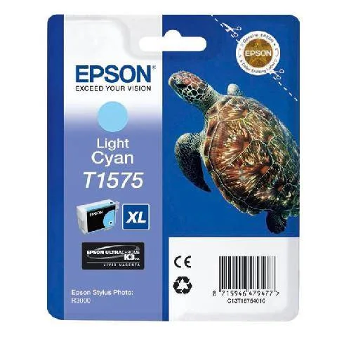 Картридж со светло-голубыми чернилами Epson T1575 (C13T15754010) Картридж со светло-голубыми чернилами Epson T1575 (C13T15754010)