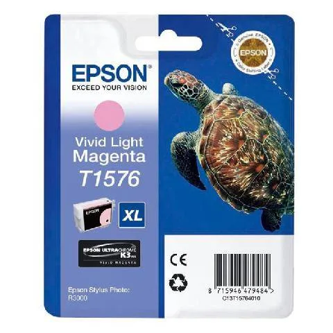 Картридж со светло-пурпурными чернилами Epson T1576 (C13T15764010) Картридж со светло-пурпурными чернилами Epson T1576 (C13T15764010)