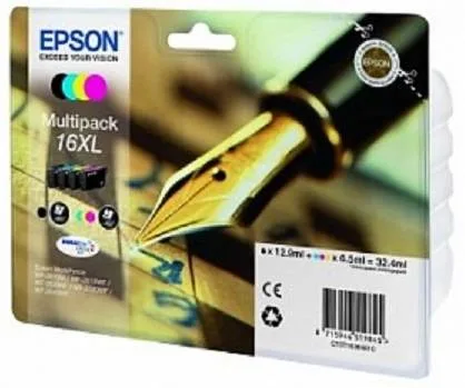Набор цветных картриджей повышенной емкости Epson 16XL (C13T16364010)