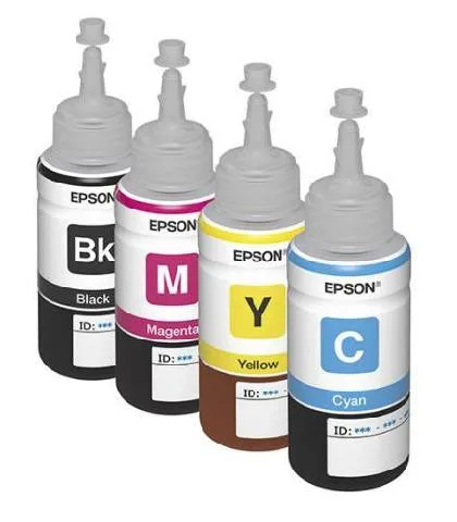 Контейнер с пурпурными чернилами Epson T6643 для L100, L200 (C13T66434A)