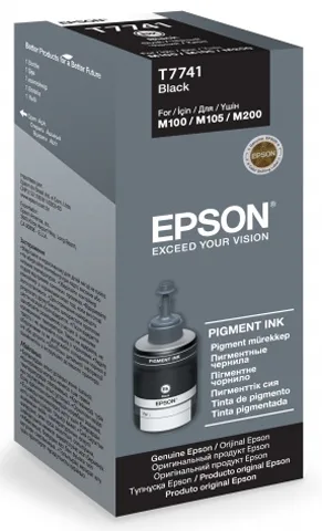 Контейнер с черными чернилами Epson T7741 для M100, M200, M105 (C13T77414A)