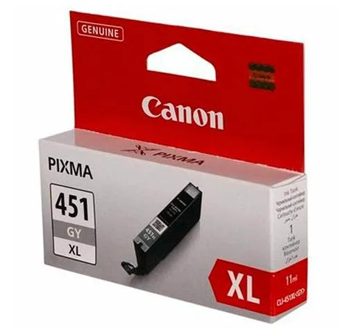 Чернильница CANON CLI-451GY XL (6476B001) Чернильница CANON CLI-451GY XL (6476B001)