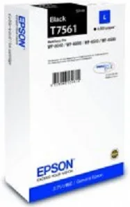 Картридж с черными чернилами Epson T7561 для WF-8090, 8590 (C13T756140)