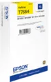 Картридж повышенной емкости с желтыми чернилами Epson T7554 для WF-8090, 8590 (C13T755440)