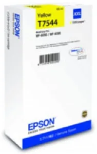 Картридж экстраповышенной емкости с желтыми чернилами Epson T7544 для WF-8090, 8590 (C13T754440) в Санкт-Петербурге Картридж экстраповышенной емкости с желтыми чернилами Epson T7544 для WF-8090, 8590 (C13T754440) в Санкт-Петербурге