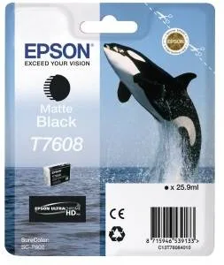 Контейнер с черными чернилами Epson T7608 для SC-P600 (C13T76084010)