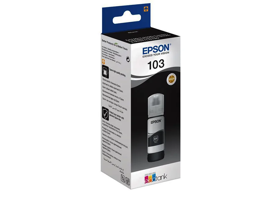Картридж Epson Ecotank 103, Black, 65 мл (C13T00S14A) в Санкт-Петербурге Картридж Epson Ecotank 103, Black, 65 мл (C13T00S14A) в Санкт-Петербурге