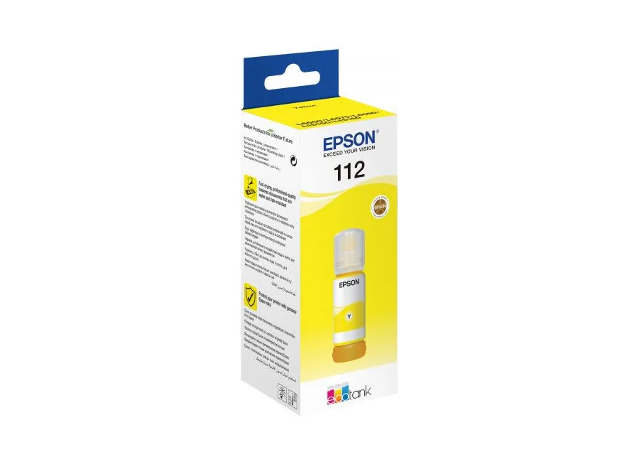Чернила желтые пигментные Epson для L151xx, 6000 стр. (C13T06C44A)