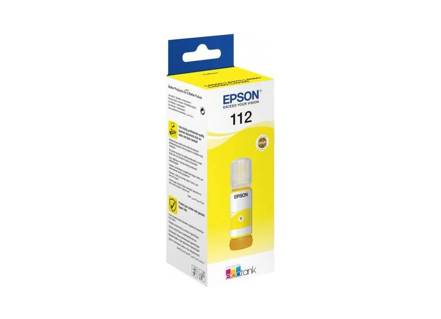 Чернила желтые пигментные Epson для L151xx, 6000 стр. (C13T06C44A)