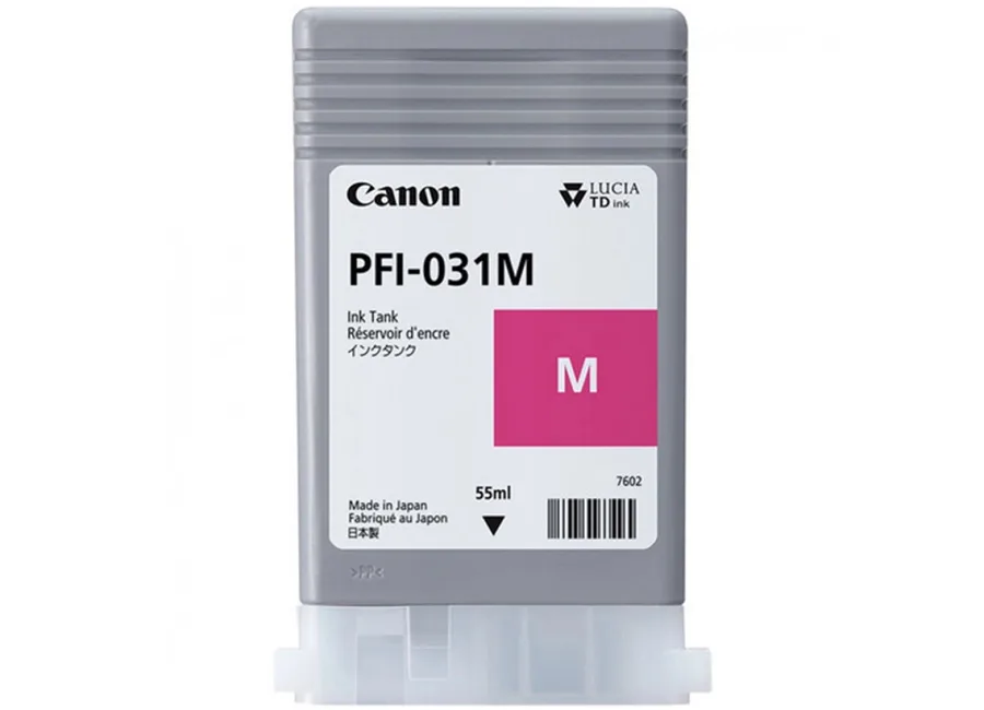 Чернила пигментные CANON Pigment Ink PFI-031 (Magenta) Пурпурный, 55 мл., (6265C001AA) в Санкт-Петербурге Чернила пигментные CANON Pigment Ink PFI-031 (Magenta) Пурпурный, 55 мл., (6265C001AA) в Санкт-Петербурге