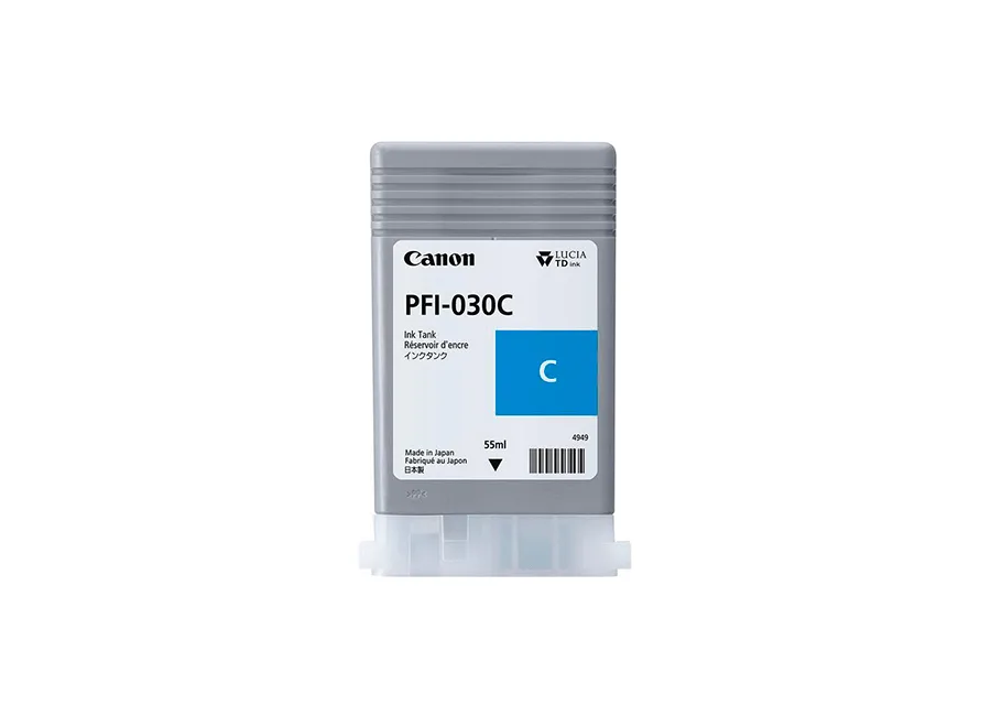 Чернила пигментные CANON Pigment Ink PFI-030 (Cyan) Голубой, 55 мл., (3490C001AA) в Санкт-Петербурге Чернила пигментные CANON Pigment Ink PFI-030 (Cyan) Голубой, 55 мл., (3490C001AA) в Санкт-Петербурге