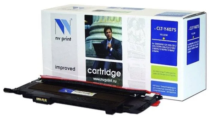 Картридж NV Print CLT-Y407S Y
