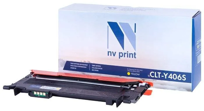 Картридж NV Print CLT-Y406S Y