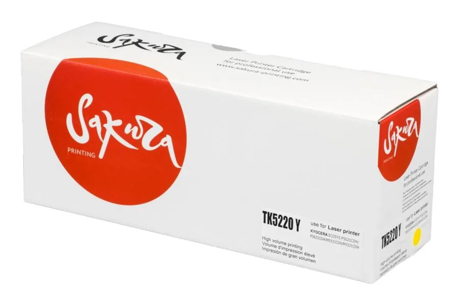 Картридж Sakura TK5220Y