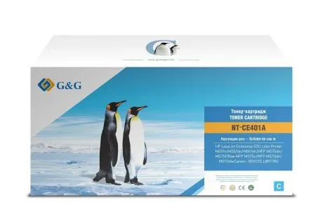 Cartridge G&G 507A для HP CLJ M551/M575/M570; CANON LBP7780, с чипом (6 000), голубой (аналог CE401A) в Санкт-Петербурге Cartridge G&G 507A для HP CLJ M551/M575/M570; CANON LBP7780, с чипом (6 000), голубой (аналог CE401A) в Санкт-Петербурге