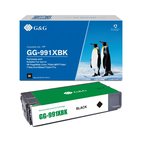 Cartridge G&G 991X для HP PageWide Managed, (20 000стр.), черный (аналог X4D19AC,M0K29XC,M0K02AE) в Санкт-Петербурге Cartridge G&G 991X для HP PageWide Managed, (20 000стр.), черный (аналог X4D19AC,M0K29XC,M0K02AE) в Санкт-Петербурге
