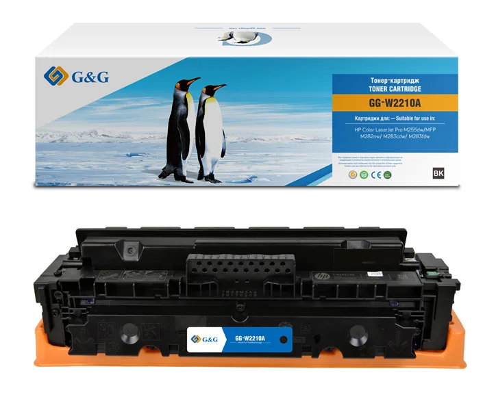 Cartridge G&G 207A для HP CLJ M255/M282/M283, с чипом (1 350стр.), черный (аналог W2210A) в Санкт-Петербурге Cartridge G&G 207A для HP CLJ M255/M282/M283, с чипом (1 350стр.), черный (аналог W2210A) в Санкт-Петербурге