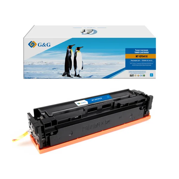 Cartridge G&G 203X для HP CLJ M254/M280/M281, с чипом (2500стр.), голубой (аналог CF541X) в Санкт-Петербурге Cartridge G&G 203X для HP CLJ M254/M280/M281, с чипом (2500стр.), голубой (аналог CF541X) в Санкт-Петербурге