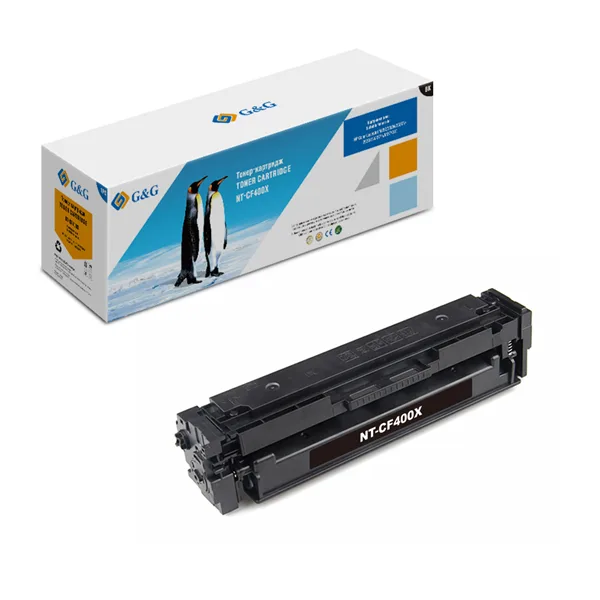 Cartridge G&G 201X для HP СLJ M252/M274/M277, с чипом (2 800стр.), черный (аналог CF400X)
